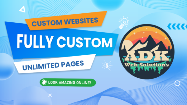 Fully Custom Website With Hosting